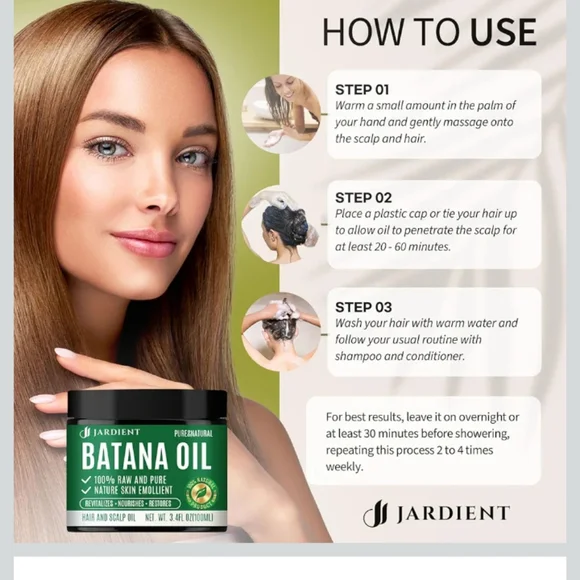 Batana Oil Hair Growth and Restoration: Unrefined Dr. Sebi Oil to Prevent Loss - Picture 3 of 10